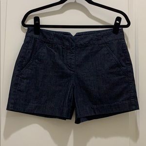 Dark Denim Riviera Shorts, LOFT, 3” Inseam